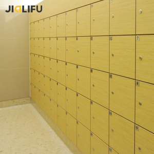 staff 15 doors z shape plywood locker with lock