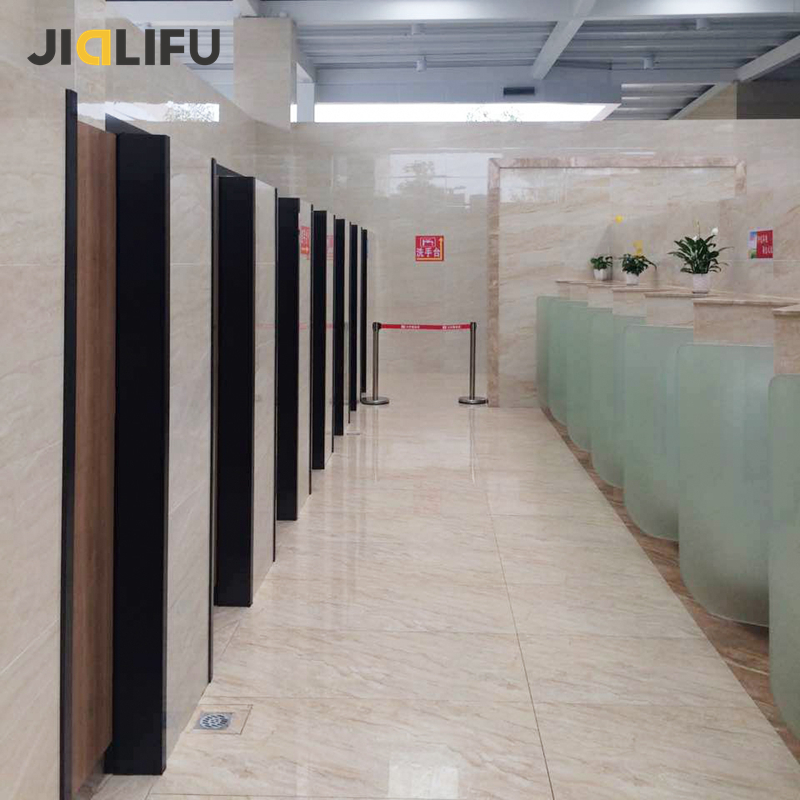 fully enclosed public HPL Toilet Cubicle for library