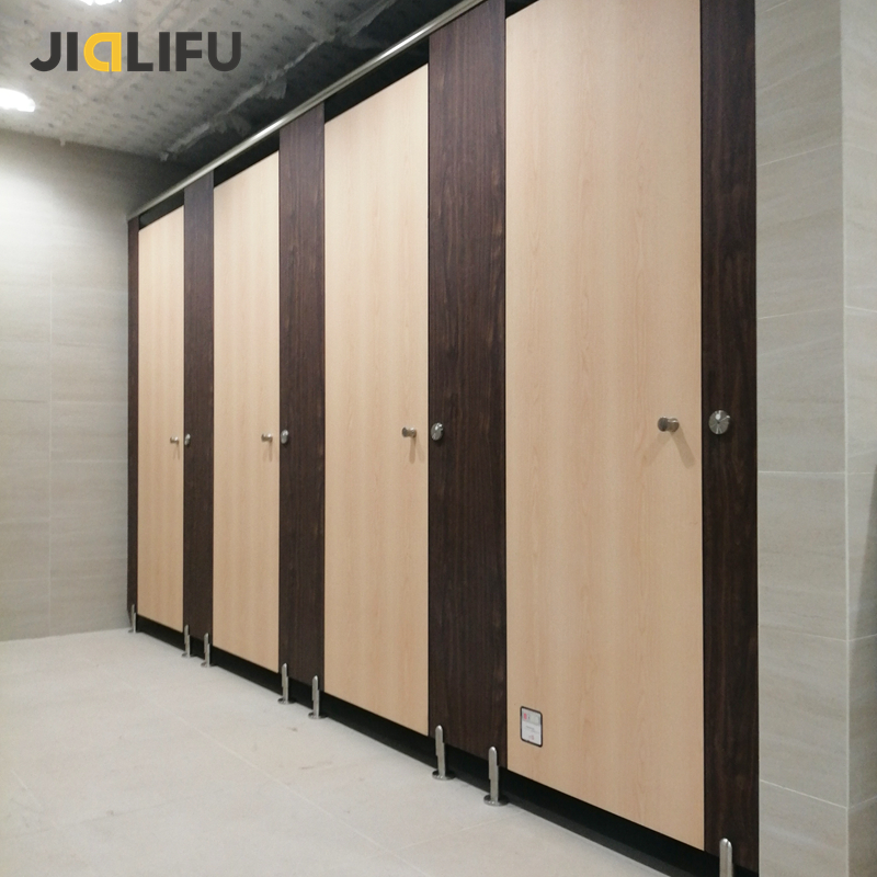 fully enclosed public HPL Toilet Cubicle for library