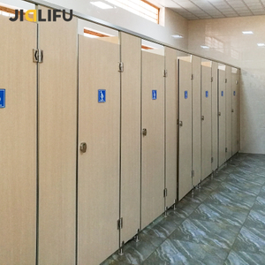 Moisture-Proof unisex HPL Toilet Cubicle with sink